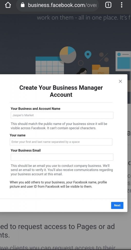 facebook business manager how to